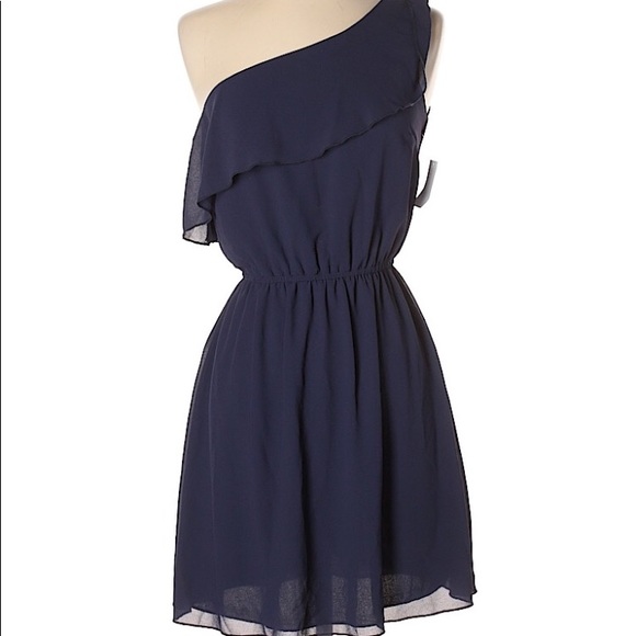 charlotte russe navy blue dress